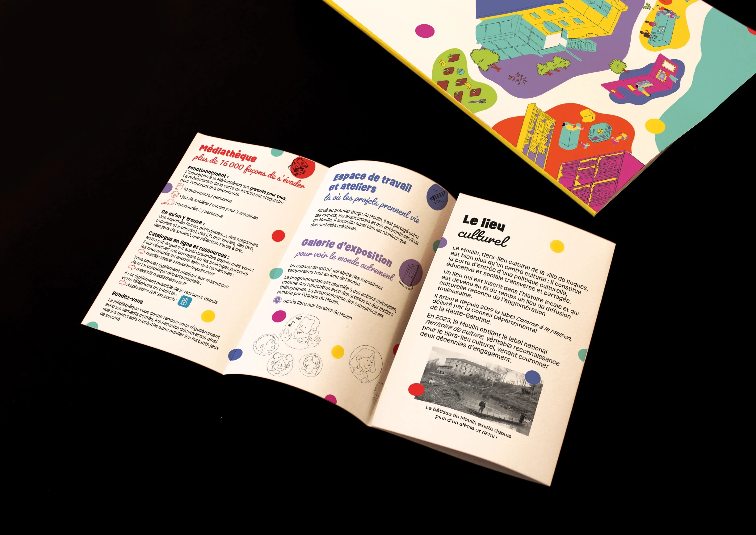 moulin mockup plaquette