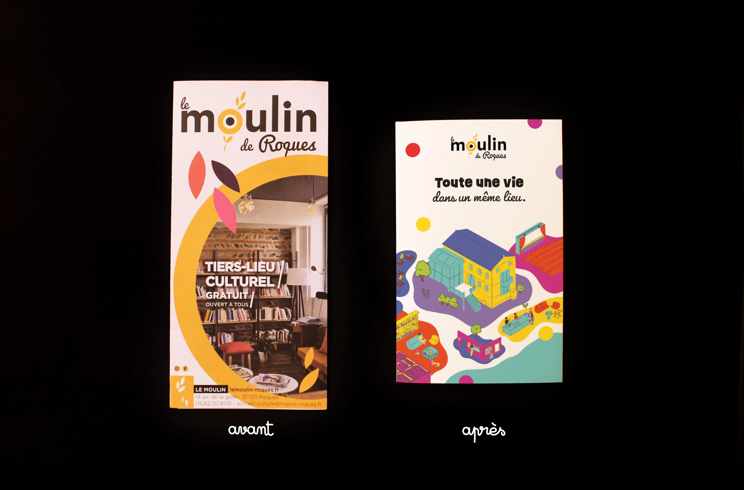 plaquette de moulins de roques